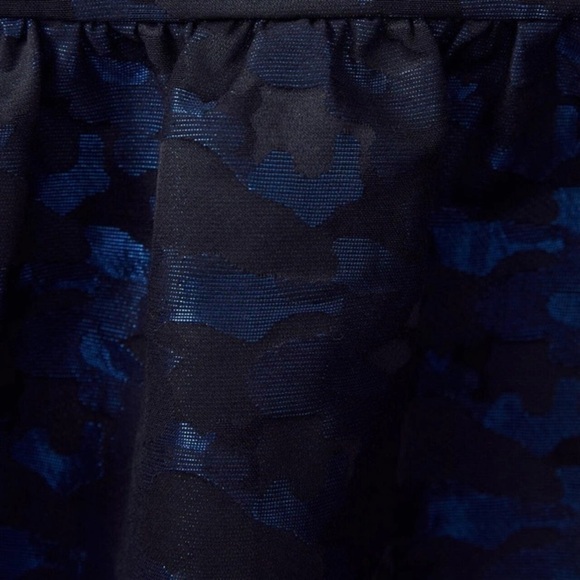 NWT ZARA Women’s Blue Black Camo Jacquard Volume Cool Dress XS X-Small Medium M - Picture 13 of 13